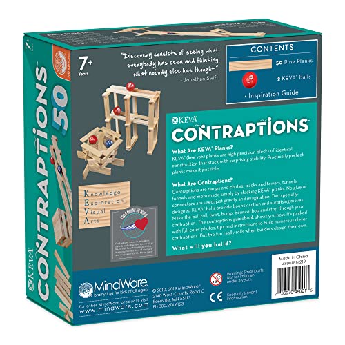 50-piece KEVA Contraptions Plank Set