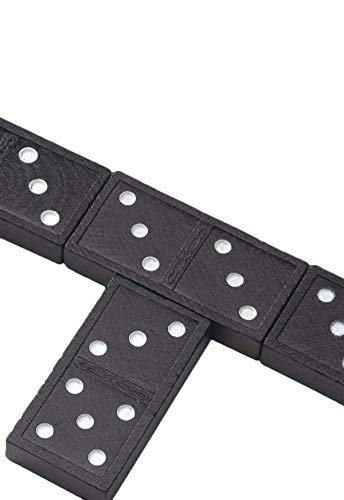 Pressman Toy Double Six Wooden Dominoes, 28-Piece Set