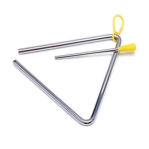 6 Inch Steel Triangle Musical Instrument with Striker