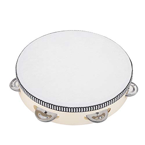 Educational 8-Inch Handheld Tambourine for Kids