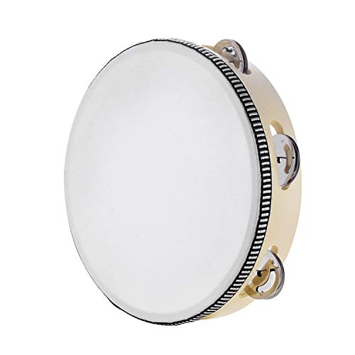 Educational 8-Inch Handheld Tambourine for Kids