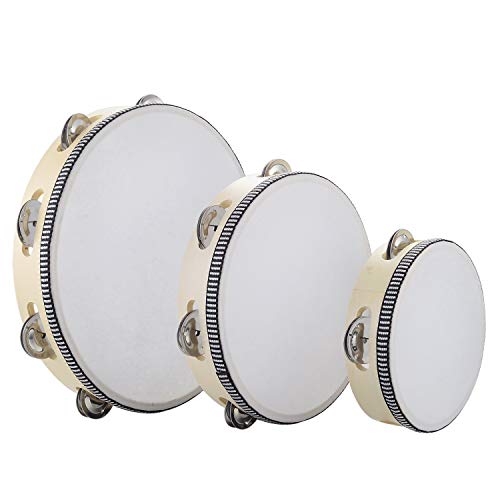Educational 8-Inch Handheld Tambourine for Kids