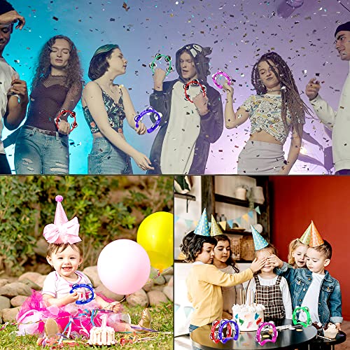 5-Pack Handheld Colored Tambourines for Kids