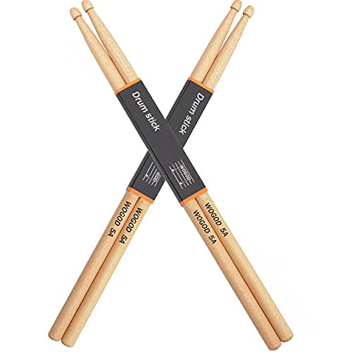 WOGOD Maple Drumsticks - 5A (Two Pairs)