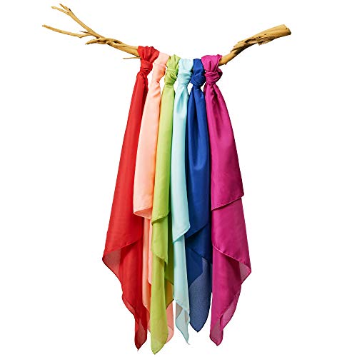 Kizihaus Play Scarves Set of 6 for Kids