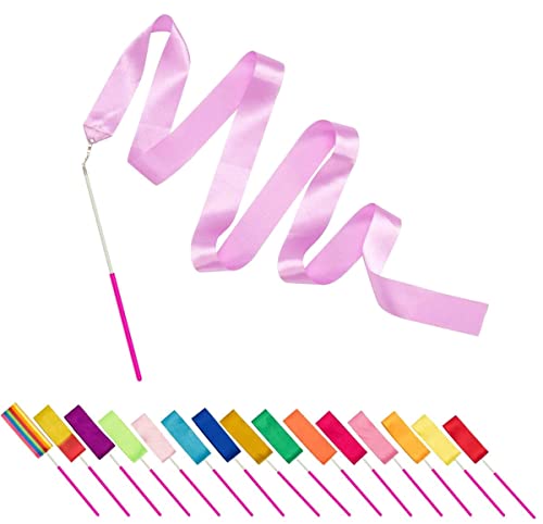 16 Pack Kids' Dance Ribbon Wands and Streamers