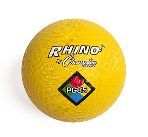 Champion Sports Yellow Rhino Playground Balls 8.5
