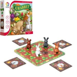 Grabbit Memory Game for Ages 4+ (2-4 Players)