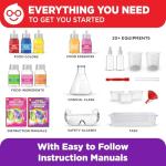 Science Experiment Kit for 4-8 Year Old Girls