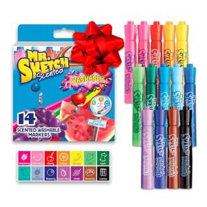 Assorted Pack of 14 Mr. Sketch Scented Markers