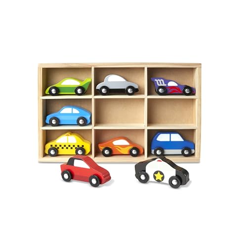 Melissa & Doug Wooden Cars Vehicle Set