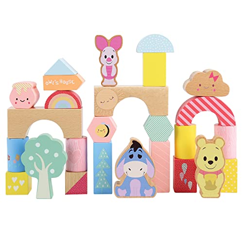 Disney Winnie the Pooh Friends Wooden Block Set