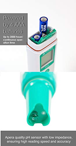 Waterproof pH Tester Kit with ±0.1 pH Accuracy