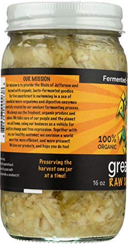 Organic Raw Sauerkraut by Pickled Planet, 16 oz