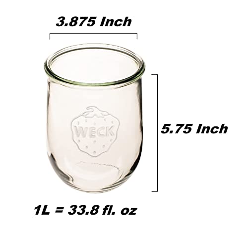 WECK Tulip Jar for Sourdough - 1L