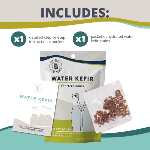 Water Kefir Grains for probiotic sparkling water