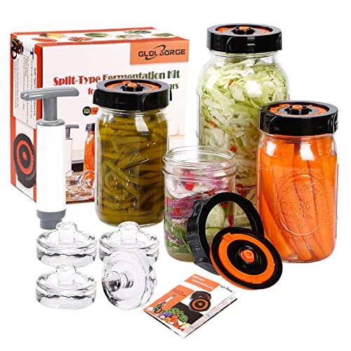 4-Pack Fermentation Kit for Wide Mouth Mason Jars