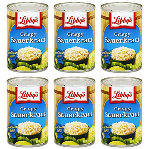 Pack of 6 Libby's Crispy Sauerkraut Cans