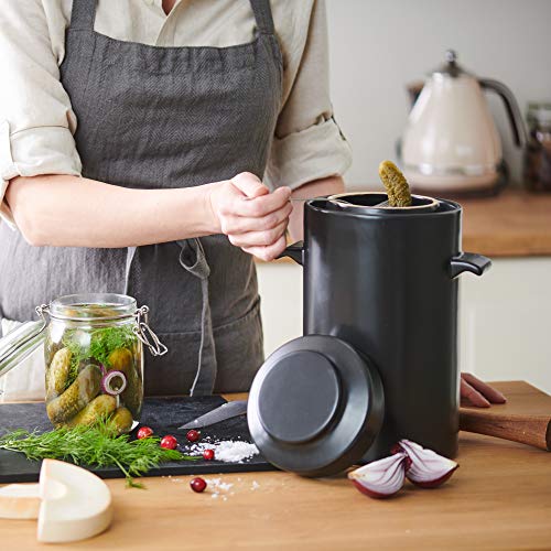Fermentation Crock with Accessories and Recipe Book