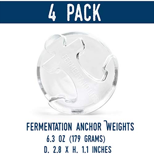Fermentation Kit with Mason Jar, Lids & Weights