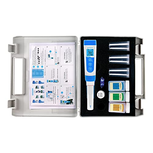 Premium Food pH Pocket Tester Kit with Swiss Spear Electrode