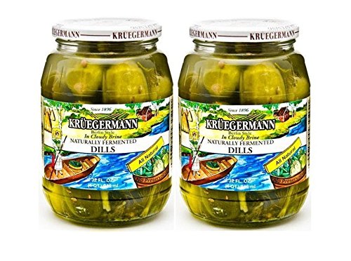 Kruegermann's 2 Jars of Cloudy Dill Pickles