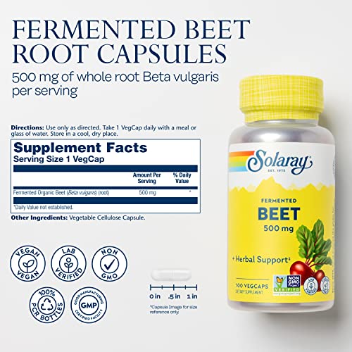 Fermented Beet Root Supplement for Energy and Health