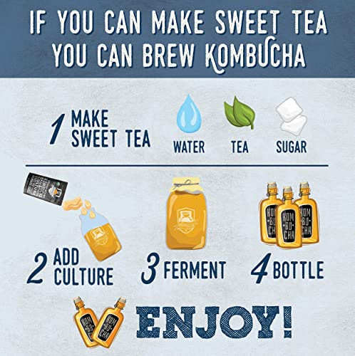 Organic Fresh Kombucha SCOBY & Starter Tea