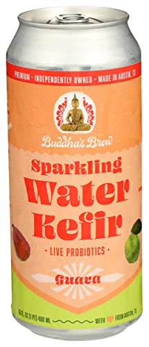 Buddhas Brew Guava Sparkling Kefir Water, 16 FZ