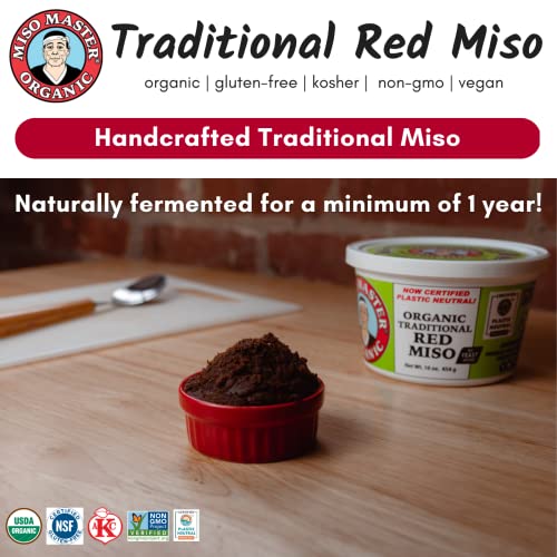 Organic Handcrafted Red Miso Paste - 1lb