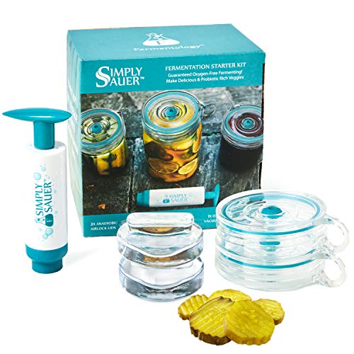 Wide Mouth Fermentation Kit with Weights & Lids