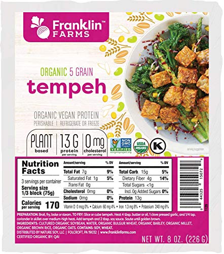 Organic Five Grain Tempeh (12 pack)