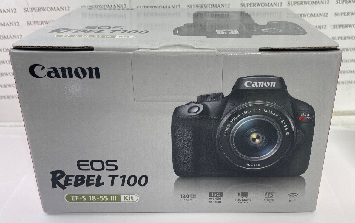 Canon EOS Rebel T100 EF-S 18-55 III Kit
