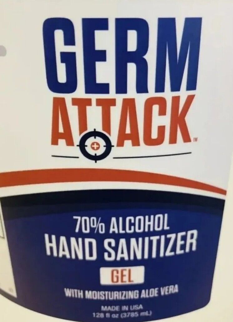Germ Sanitizer Gel 70% Alcohol - 1 Gal
