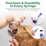 10-Pack 1ml Borosilicate Glass Syringe with Needles