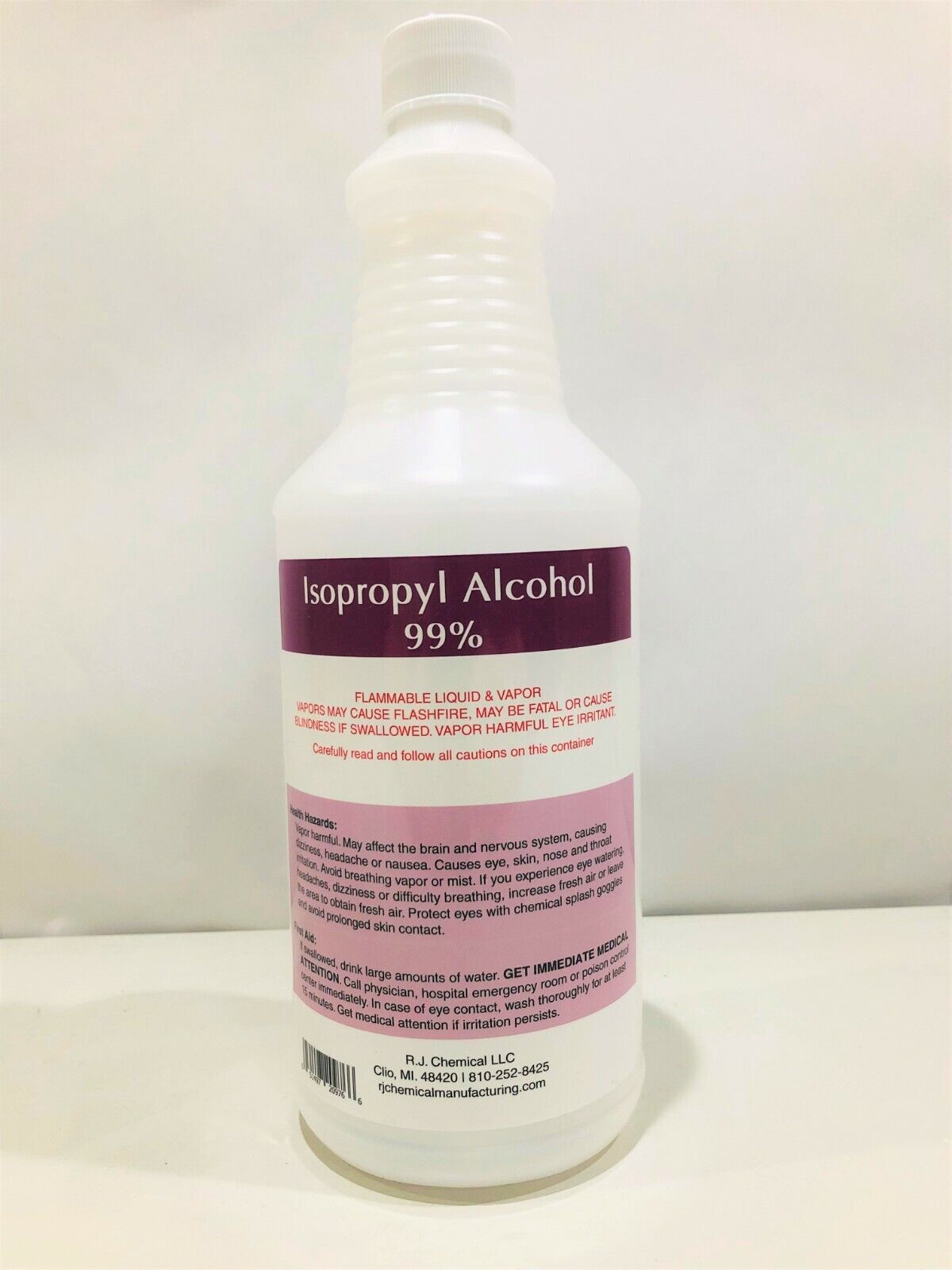 99% Pure Isopropyl Alcohol - 4 Gallons/16 Quarts