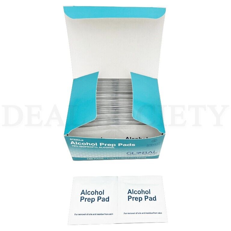800 Sterile Isopropyl Alcohol Prep Pads