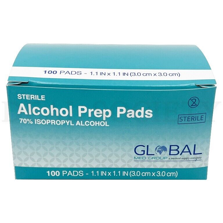 800 Sterile Isopropyl Alcohol Prep Pads