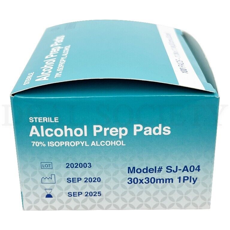 800 Sterile Isopropyl Alcohol Prep Pads