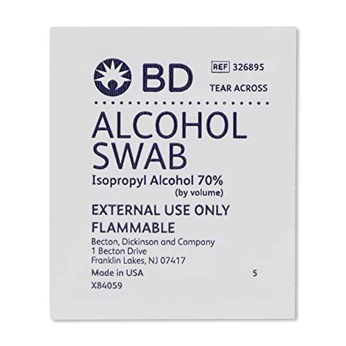 1,200 Individually Wrapped Isopropyl Alcohol Wipes