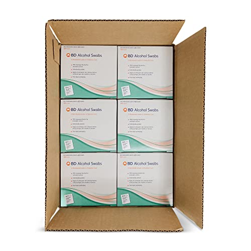 1,200 Individually Wrapped Isopropyl Alcohol Wipes