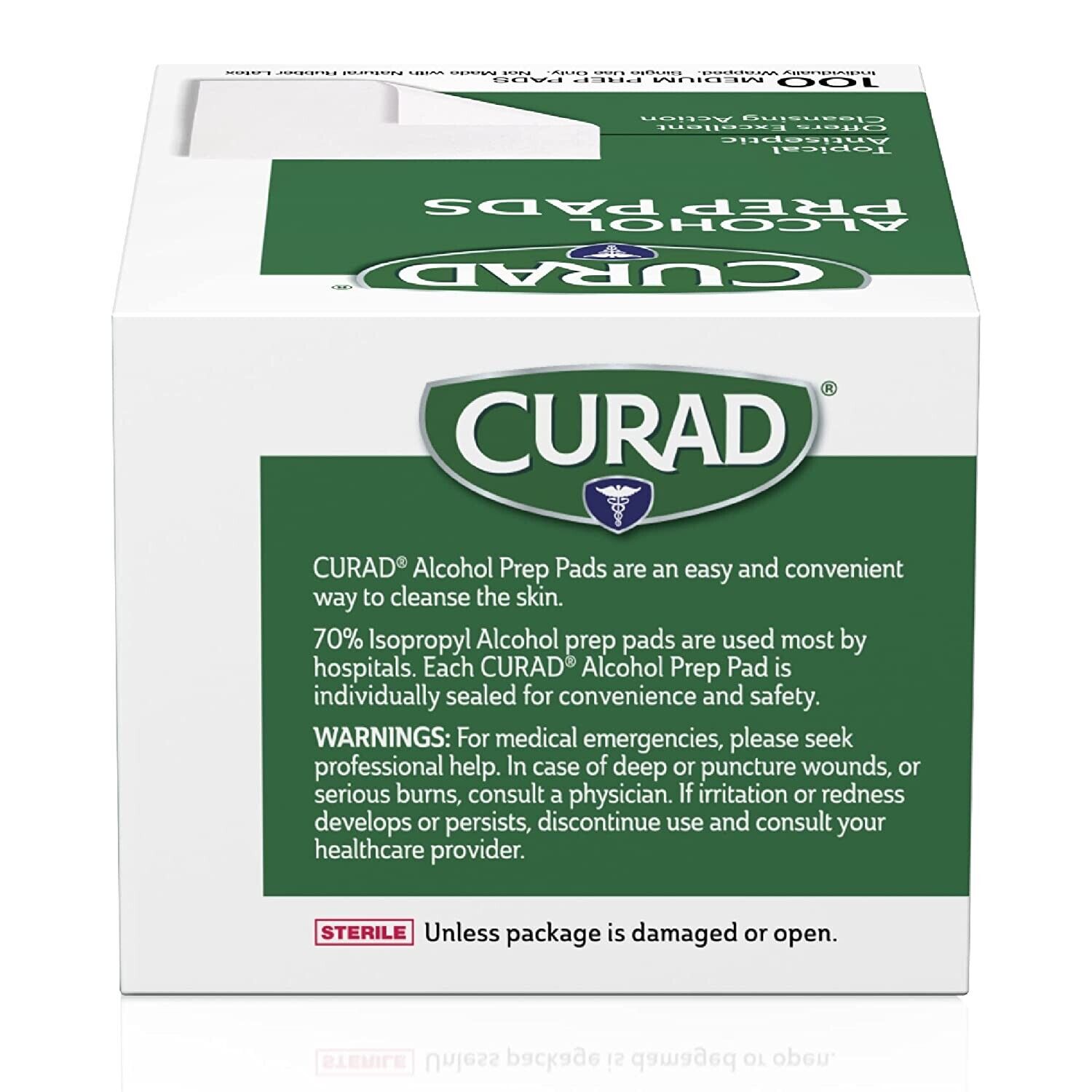 Curad Isopropyl Alcohol Prep Pads - 400 Count