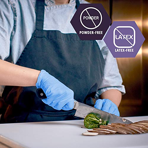 Med Pride Nitrile-Vinyl Blend Exam Gloves, Medium 100