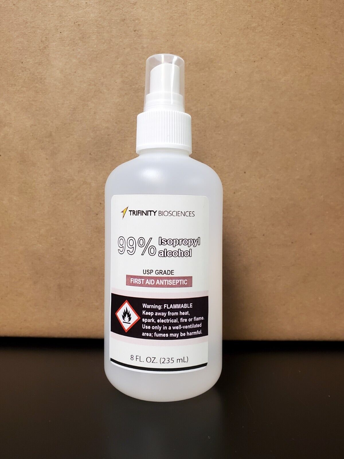 16 oz 99% USP Grade Isopropyl Alcohol Spray
