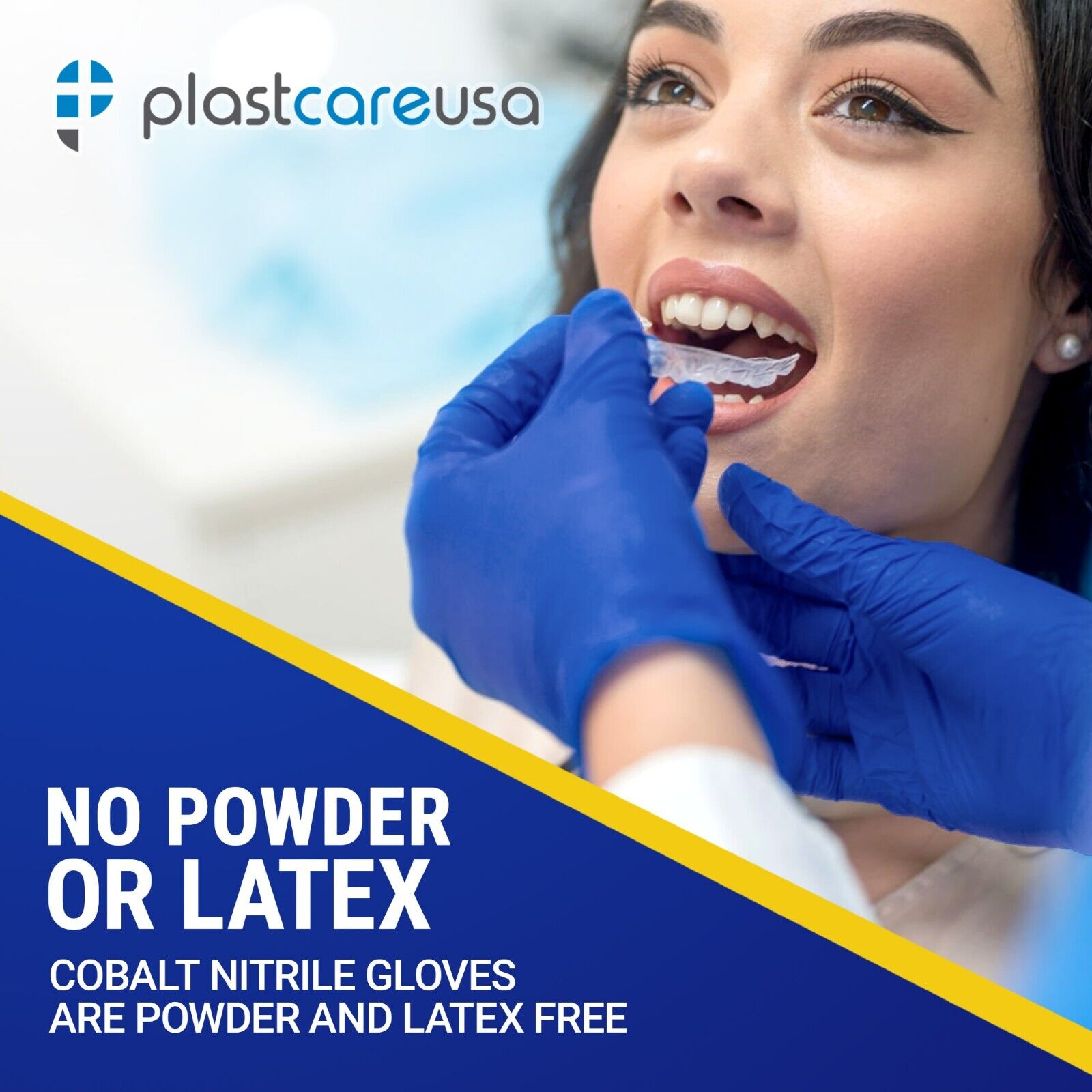 100 Disposable Nitrile Exam Gloves 3.5 Mil