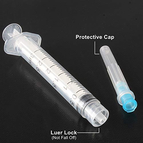 25 Pack 3ml Syringe with 23Ga Needle
