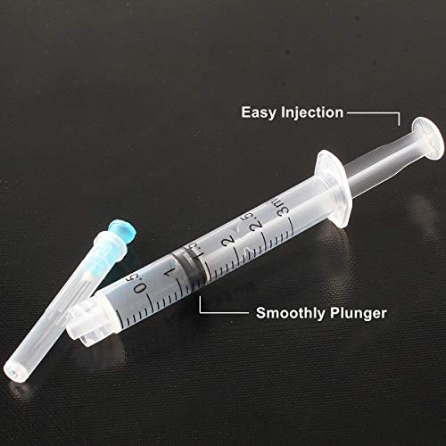 25 Pack 3ml Syringe with 23Ga Needle