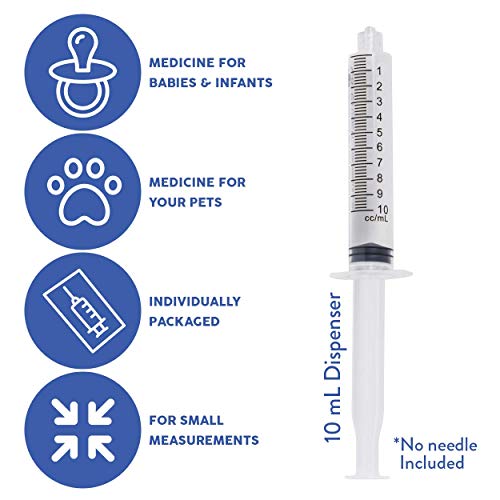 100-Pack 10mL Luer Lock Syringe