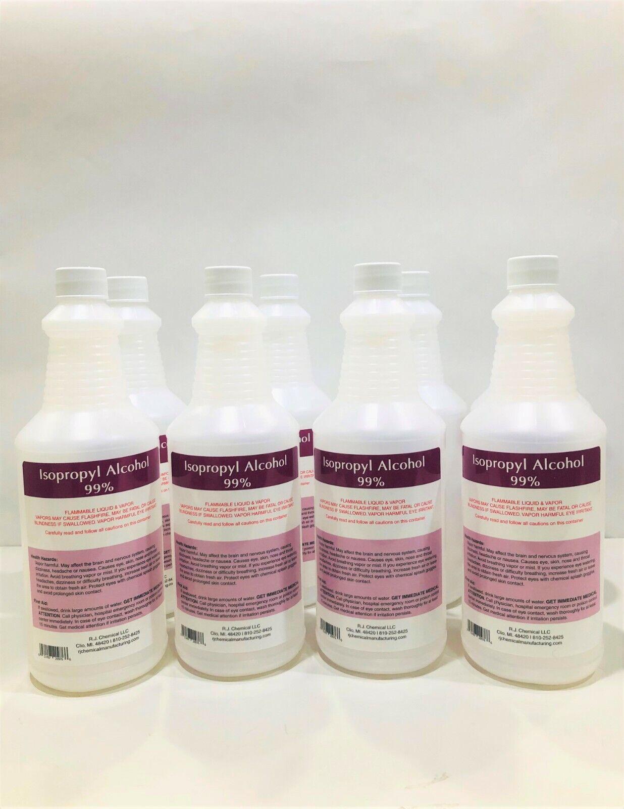 99% Pure Isopropyl Alcohol - 2 Gallons