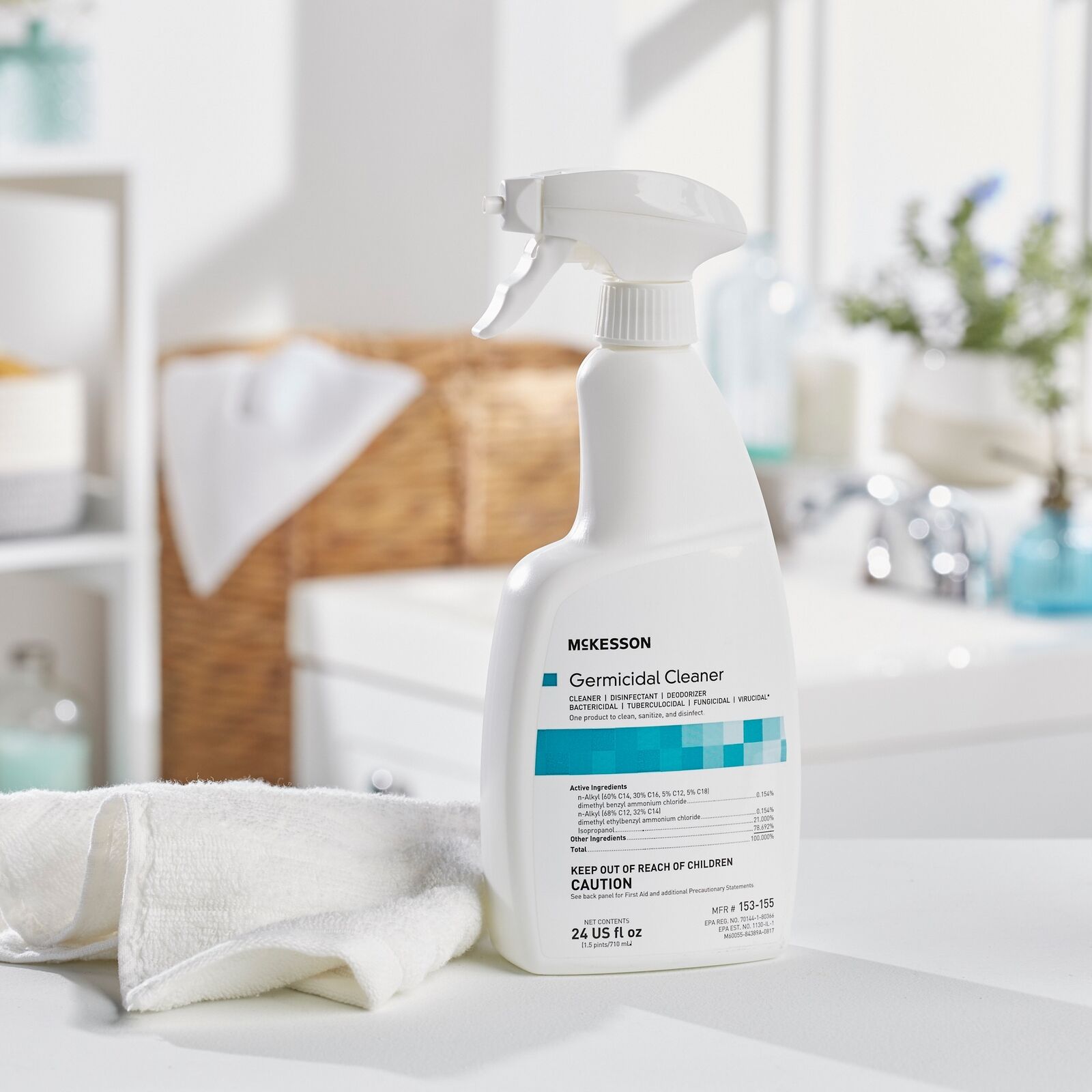 McKesson Liquid Surface Disinfectant Cleaner 24 oz. 6 Ct